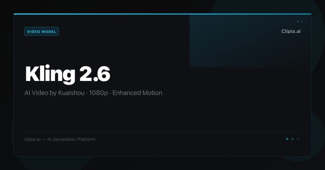 Kling 2.6 AI demo