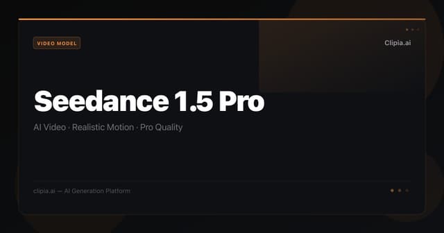Seedance 1.5 Pro AI demo